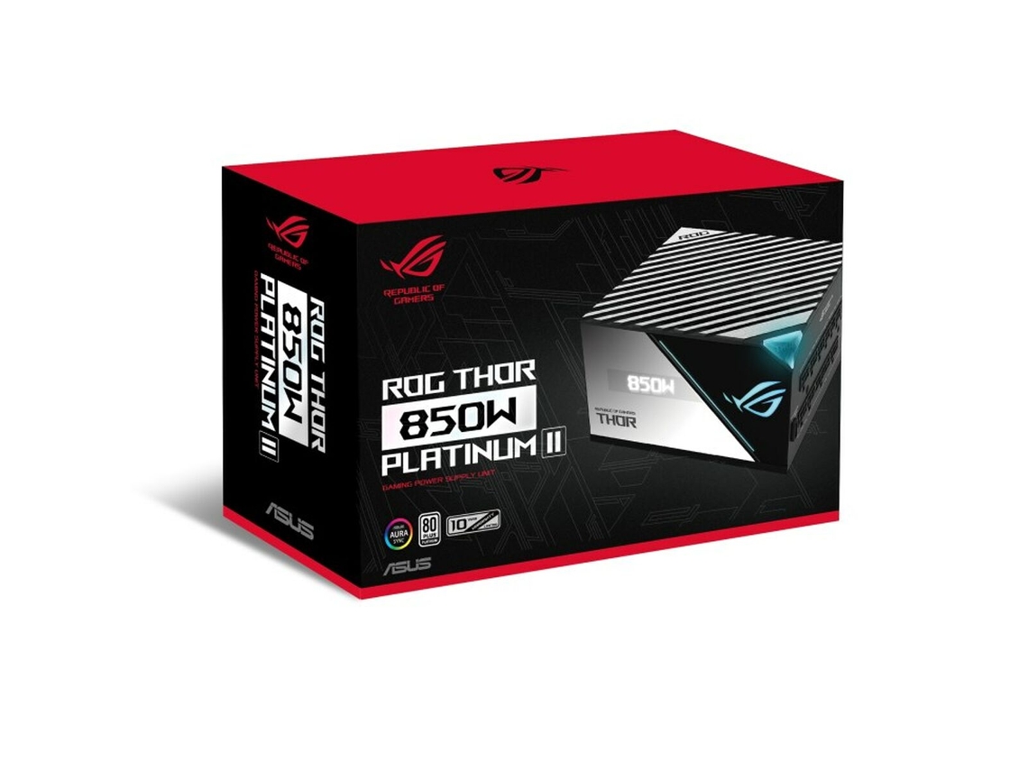 Fuente de Alimentación ASUS ROG THOR Platinum II 850 W RoHS 80 PLUS Platinum 80 PLUS Titanium