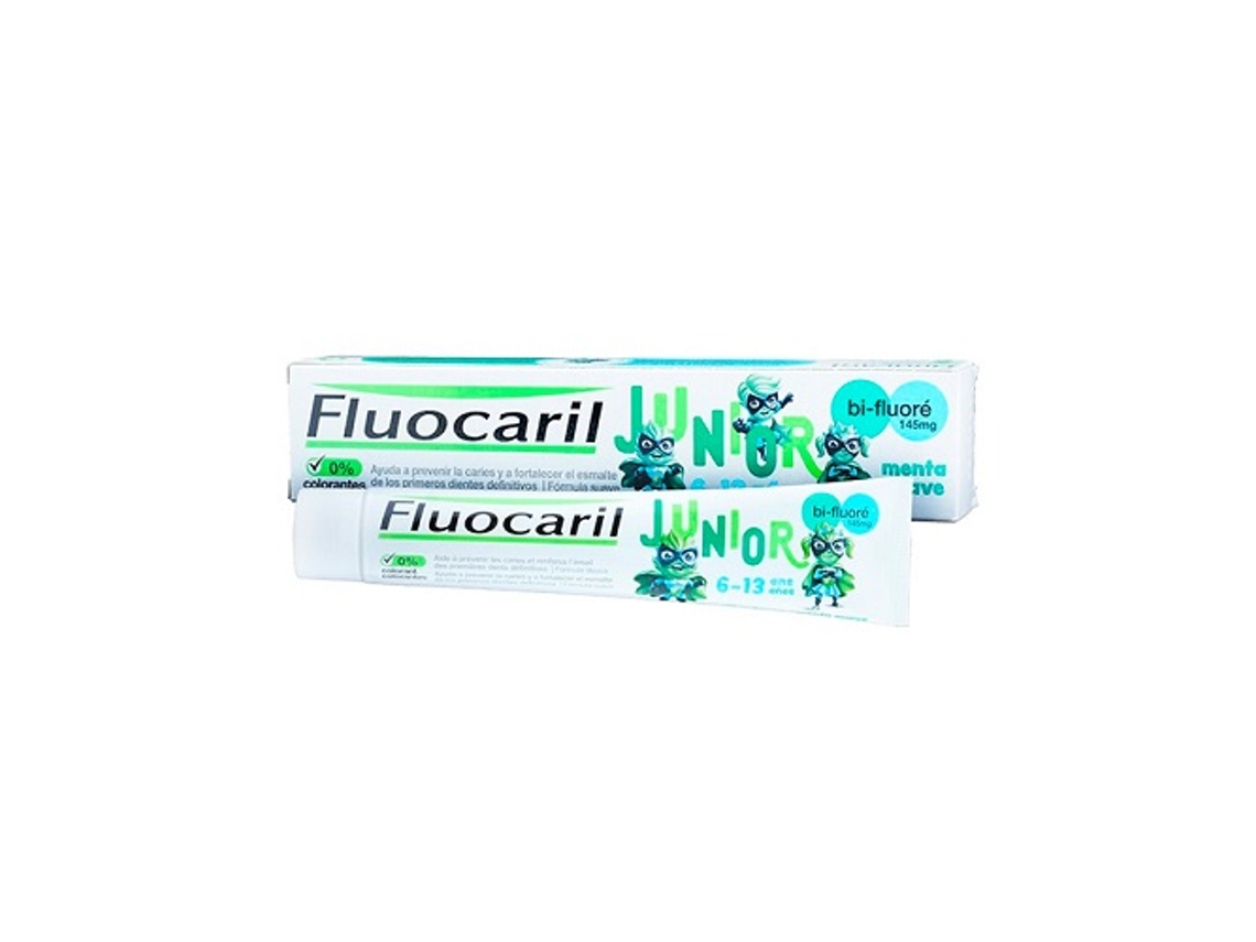 Fluocaril Junior Sabor Menta Suave 75 Ml