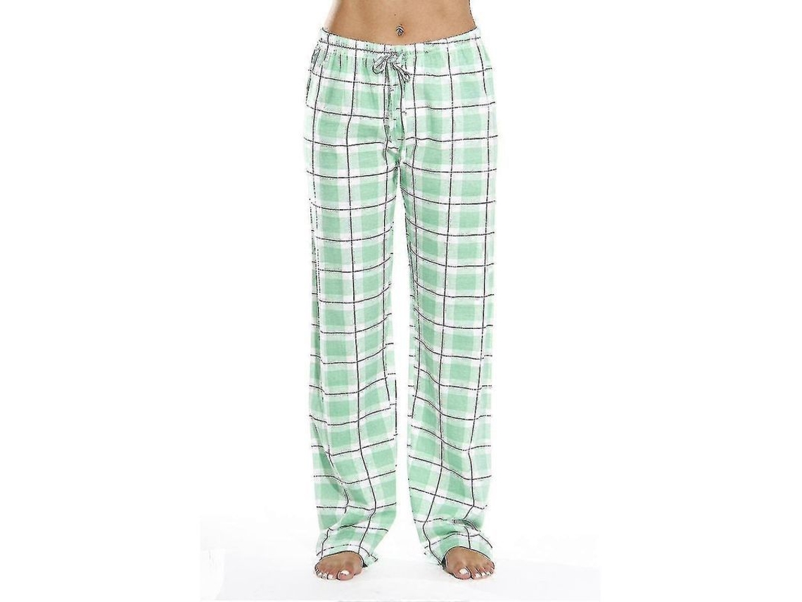 2026-pantalones De Pijama Para Mujer Con Bolsillos Suaves De Franela Cuadros Talla S-xxl Confortables Y Calientitos