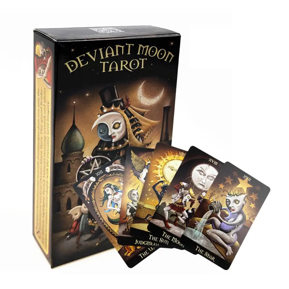 La Nueva Versión Del Juego De Cartas Del Tarot Alien Moon Versión En Inglés Es Un Juego De Mesa De Adivinación Adecuado Para Reuniones