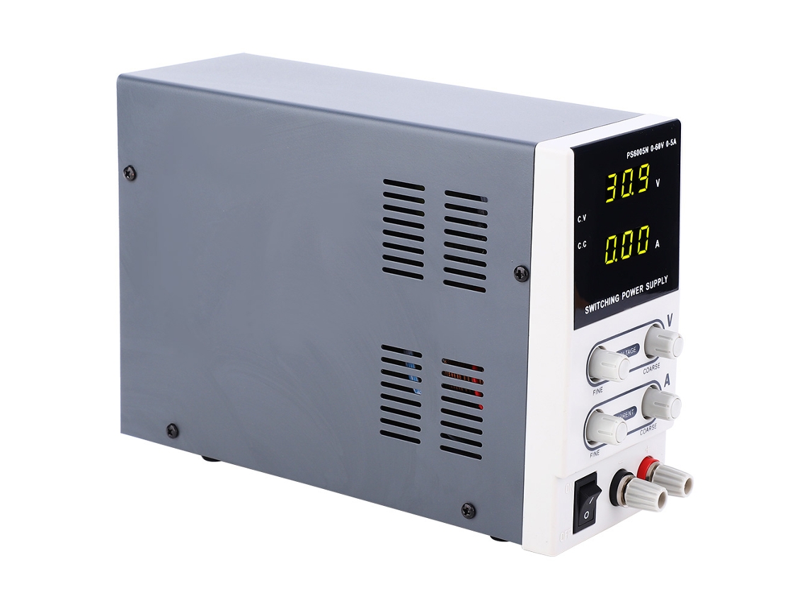 Fuente de alimentación digital PS6005N ajustable de 60 V/5 A para CC (220 V UE)