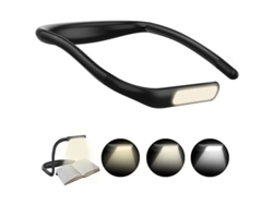 Linterna De Lectura Recargable Para El Cuello, 1800 Mah, Plegable, Led.