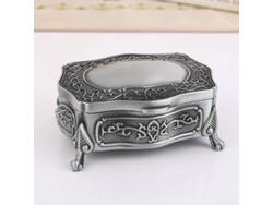 (mediano) Joyero De Estilo Europeo Vintage Para Collares Y Pendientes
