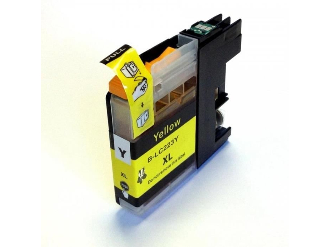 UPRINTJET Lc223Y Cartucho Amarillo Compatible con Su Impresora Brother Dcp J4120Dw Brother Mfc J4420Dw Brother Mfc J4425Dw Brother