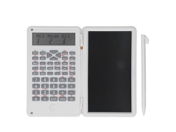 Dan26-calculadora Científica Multifuncional Con Tablero Escritura Borrable Para Oficina Empresarial Educación Blanco