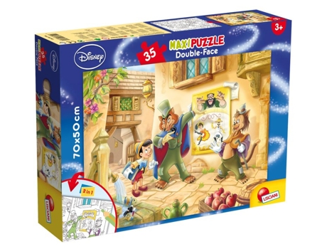 Puzzle LISCIANI Disney Df Supermaxi 35 Pinocchio rompecabezas 35 pieza(s) Dibujos