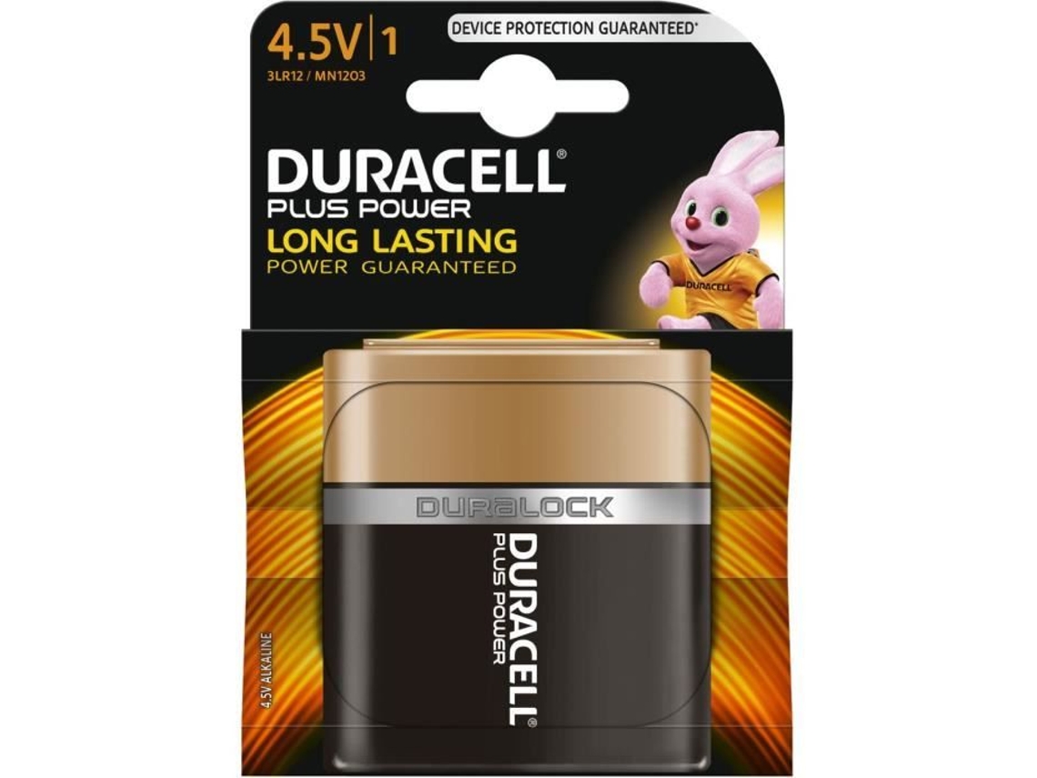 Pila DURACELL 4,5 Volts X1 Plus