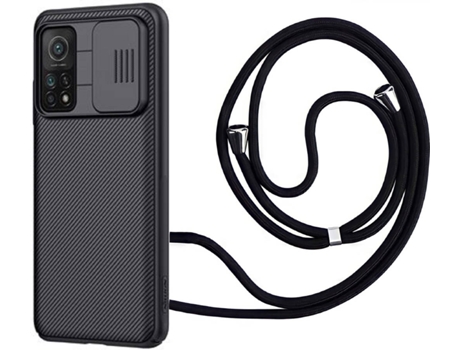 Funda Xiaomi Mi 10T Pro Camshield con Collar Negro