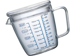 Jarra Medidora. La Taza De Vidrio Con Asa Es Fácil De Limpiar Y También Es Apta Para Microondas, Refrigerad...