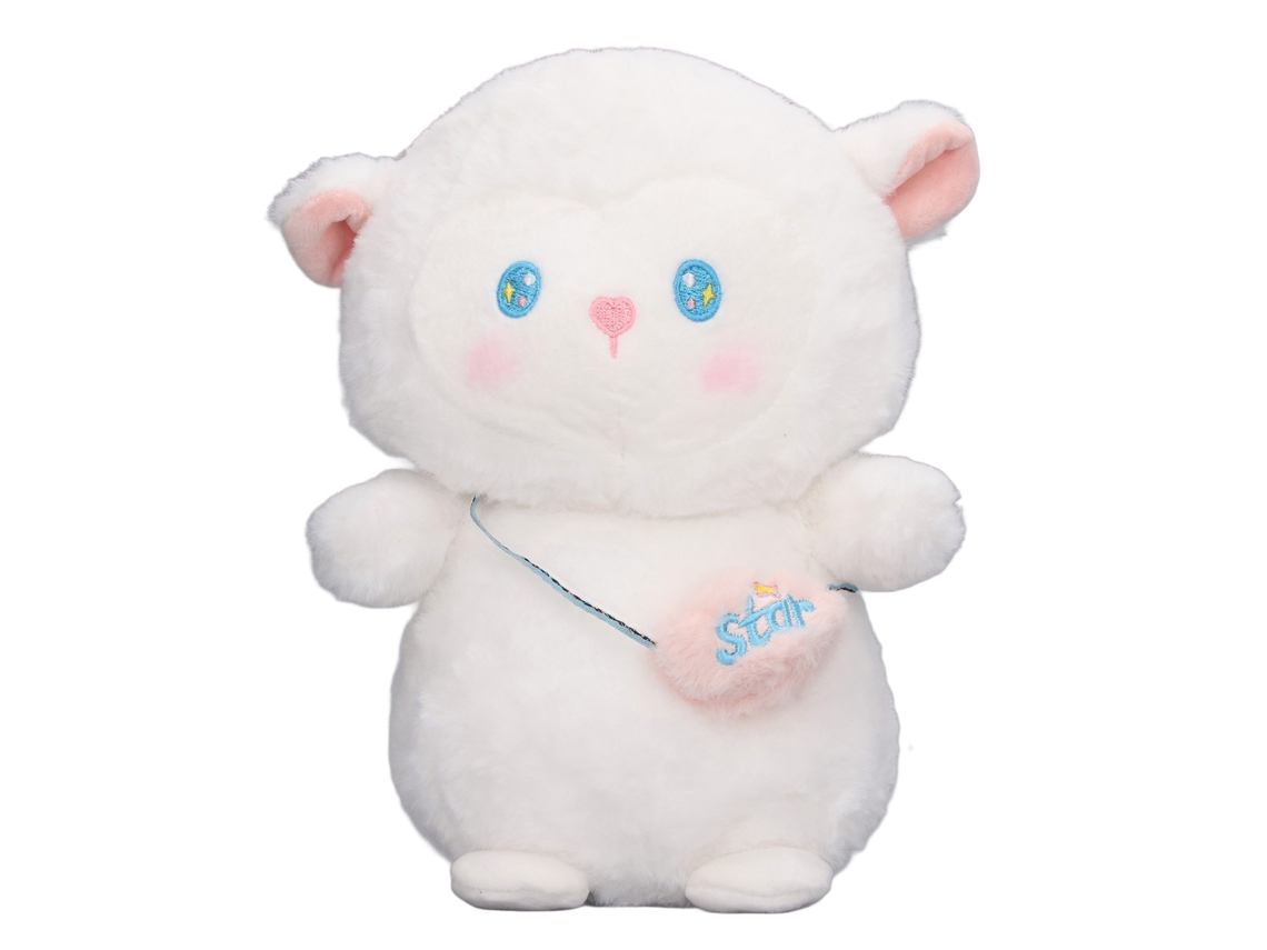 Rebe - Pelúcia de ovelha macia e requintada, ideal para aliviar o estresse - Perfeita para carro e escritório.