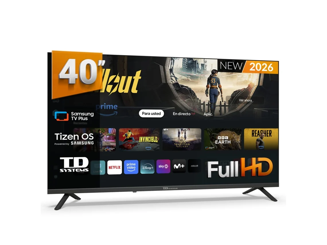 Smart Tv 40 Pulgadas Con Samsung Tv Tizen Os 8.0. Televisores 2026 - Td Systems Prime40c22tizen