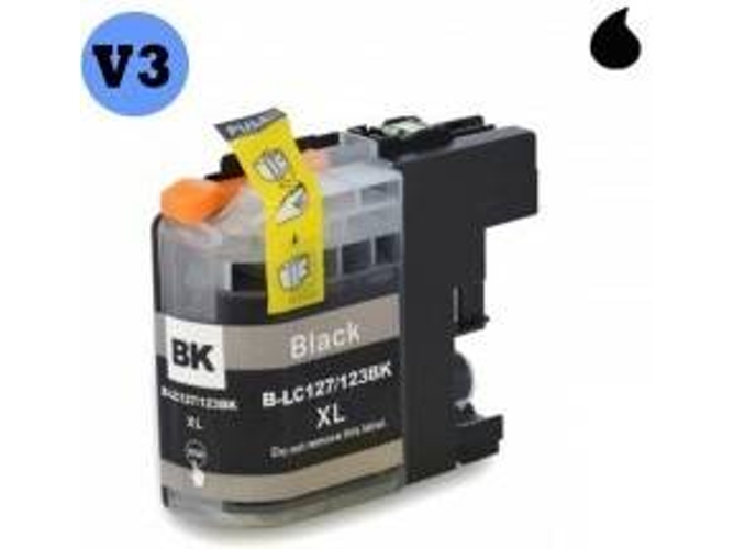 Cartucho de tinta BROTHER IBR-123BK Negro