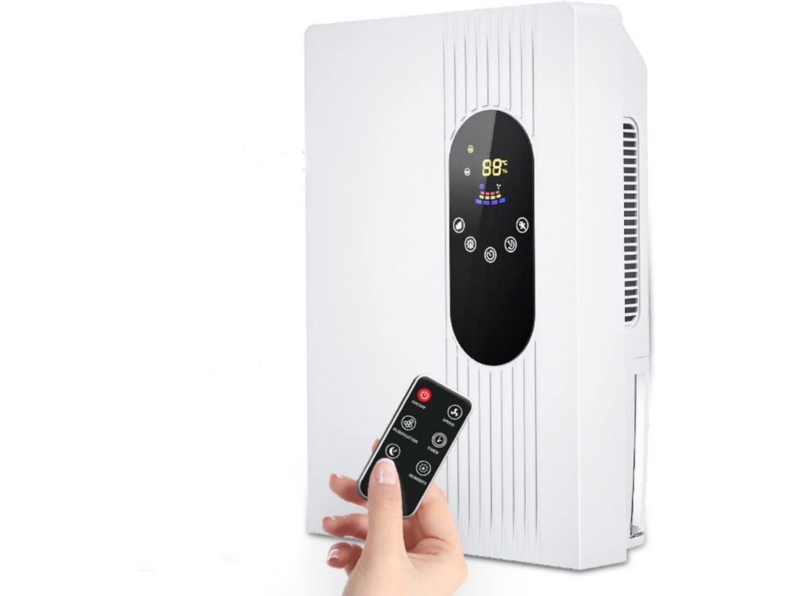 Deshumidificador Doméstico, 2200ml, Adecuado Para Dormitorios Y Baños, Ultra Silencioso, Apagado Automático.
