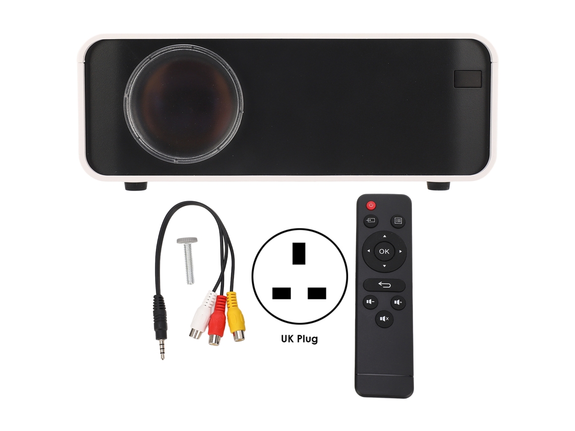 Proyector LED portátil Bluetooth HD 1280x720