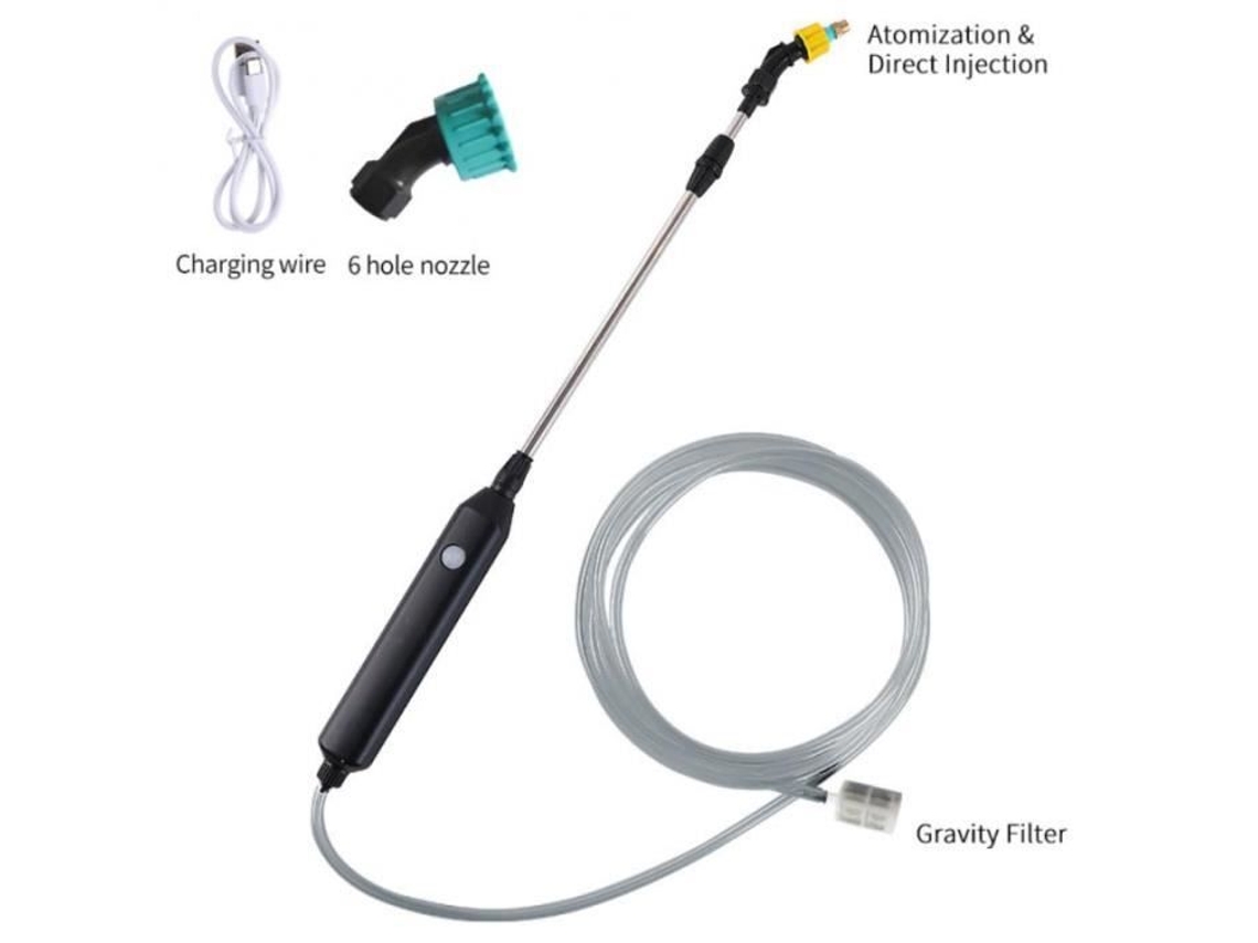 Pulverizador De Jardín, Pistola Eléctrica Automática Portátil, Riego Poderoso Para Plantas De Jardín 1 Conjunto D59557