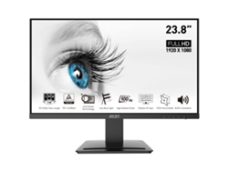 Monitor MSI PRO MP243X (Negro - Full HD - 23,8 - IPS - AMD FreeSync - NVIDIA G-SYNC - 1 ms)
