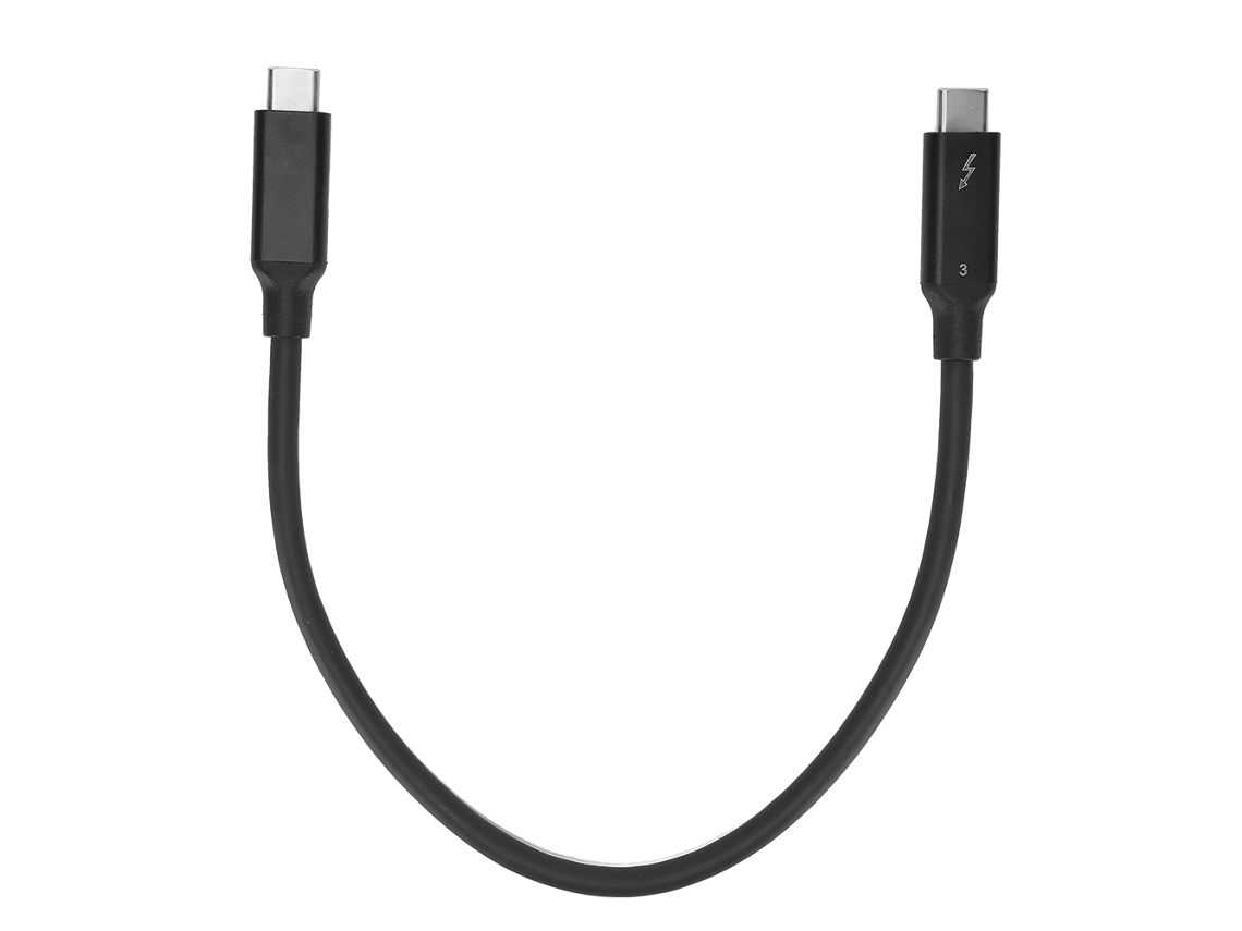 Cable De Datos Usb-c De Alta Velocidad De 40 Gbps Y 100 W, 0,3 M, Compatible Con Thunderbolt 3 Para Dell Xps13 Y Macbook Pro.