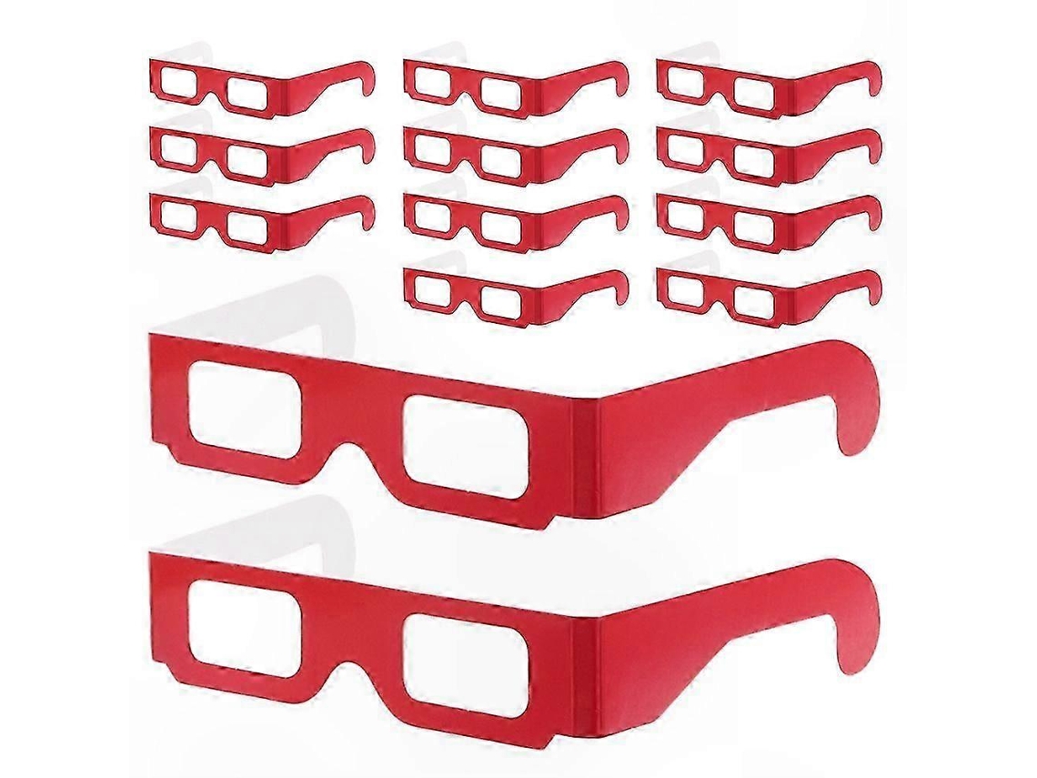 Gafas de difracción con prisma arcoíris para eventos festivos