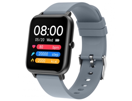 Smartwatch Multifuncional P22 IP67 Impermeable Deportes Fitness Presión arterial Monitoreo Gris
