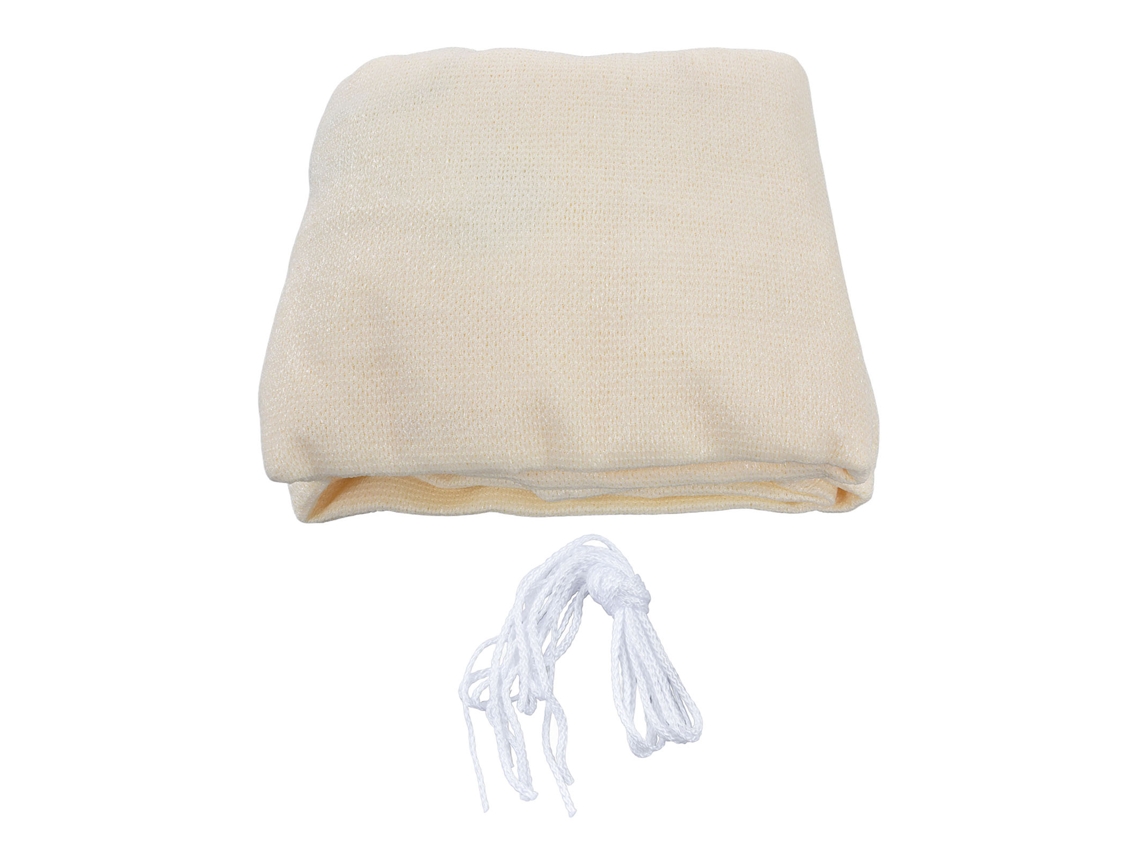 Vela De Sombra Cuadrada De 3x3 M, Color Beige, De Hdpe, Resistente A Los Rayos Uv, Para Patio Y Jardín.