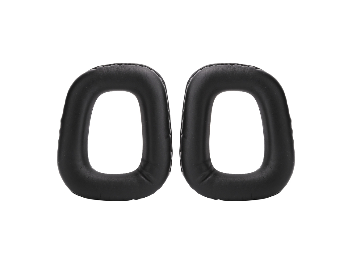 2 Almohadillas Para Auriculares De Piel Sintética Con Funda De Esponja, Compatibles Con Logitech G35, G930, G430 Y F450