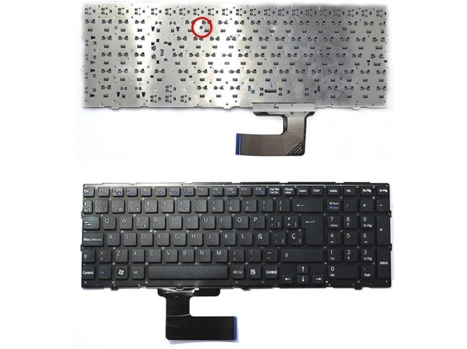Teclado Portátil Sony Vaio VPC-Eh3E0E VPC-Eh3Q1E VPC-Eh3J1E VPC-Eh3C0E Negro