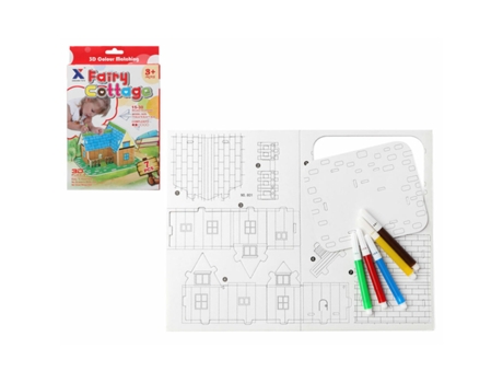 Juego Criativo BIGBUY KIDS 3D Craftsman Puzzle Juego Para Colorear (Edad Mínima Recomendada: 3 años)