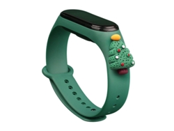 pulsera de navidad para Xiaomi Mi Band 4/Mi Band 3 - verde oscuro