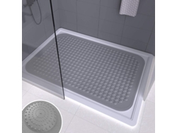 Alfombrilla De Baño Grande Antideslizante Con Masaje De Pies Por Vacío, Pvc, 88x58cm, Para El Hogar.