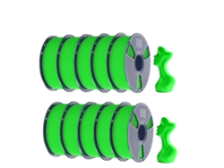 Filamento 3D, textura mate, impresión de alta velocidad, Hsmpetg Green OEM