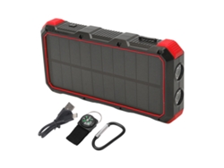 Cargador solar portátil CHABERLU de 36800 mAh con carga rápida.