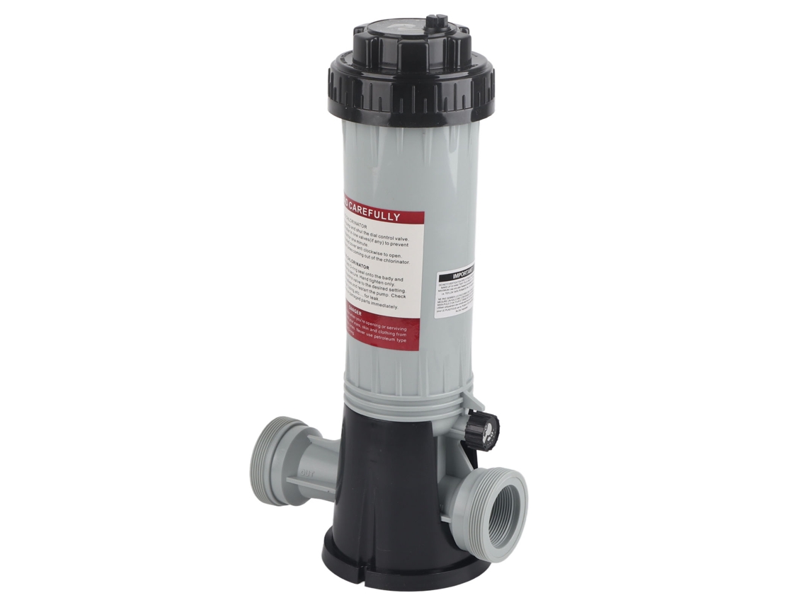 Dosificador automático de cloro Primerox Rimerod para piscinas con control de impuestos.
