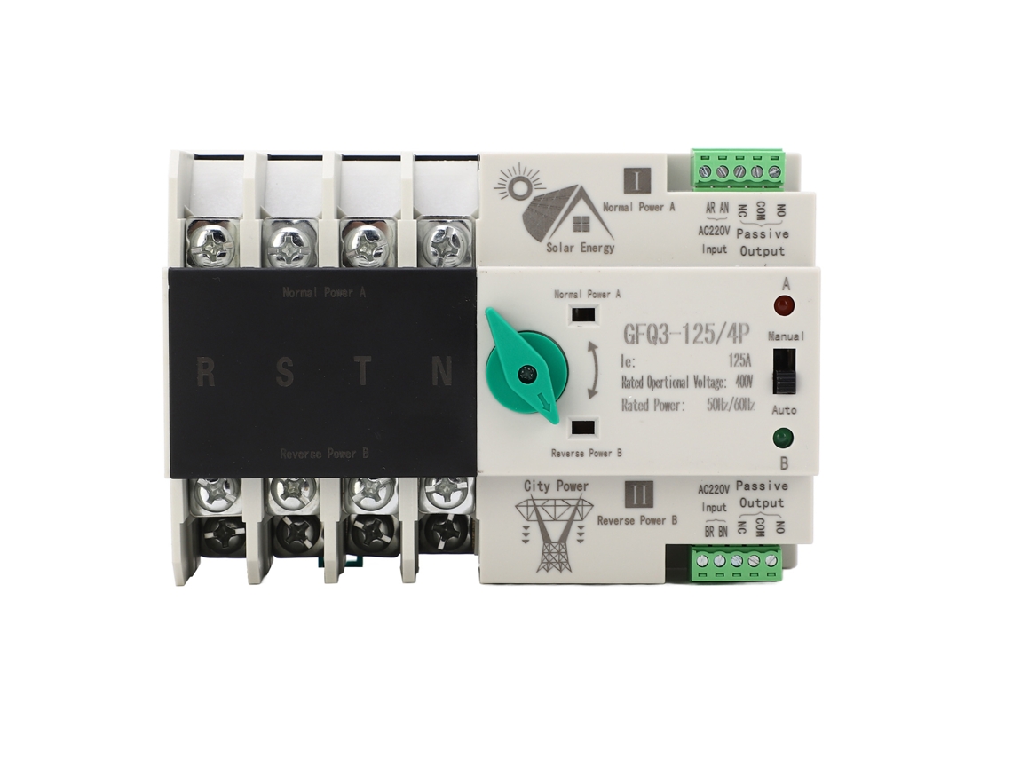 2026velora-interruptor De Transferencia Automática De Doble Potencia Ac400v 4p 125a Para Fábricas Centros Comerciales 50/60hz