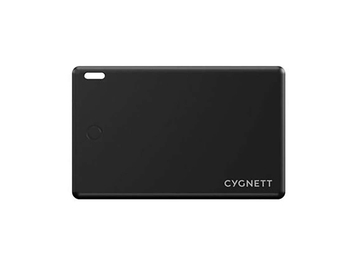 Rastreador de objetos Traveltag Bluetooth Slim Card Apple Find My Black Cygnett