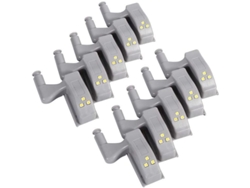 10 Bombillas Led Con Sensor Para Bisagras De Armarios De Cocina, Luz Nocturna Automática Inteligente.