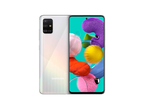 Smartphone SAMSUNG Galaxy A51 (6.5'' - 4 GB - 128 GB - Plateado)