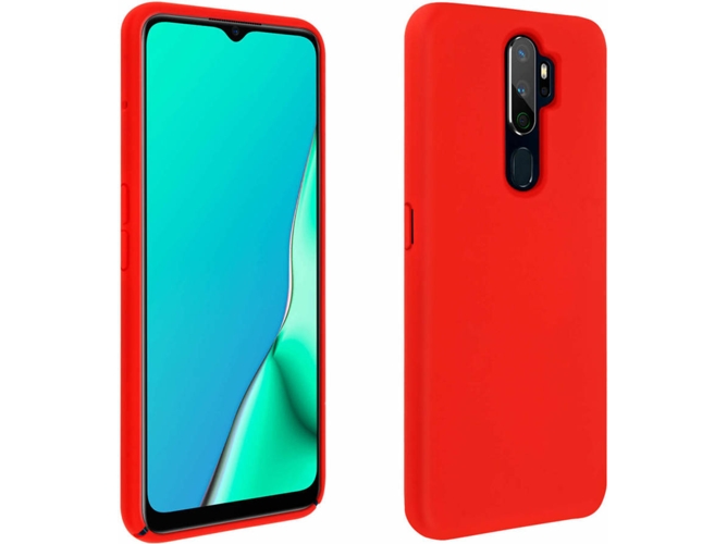 Carcasa Oppo A9 2020, A5 2020 AVIZAR Mate Rojo