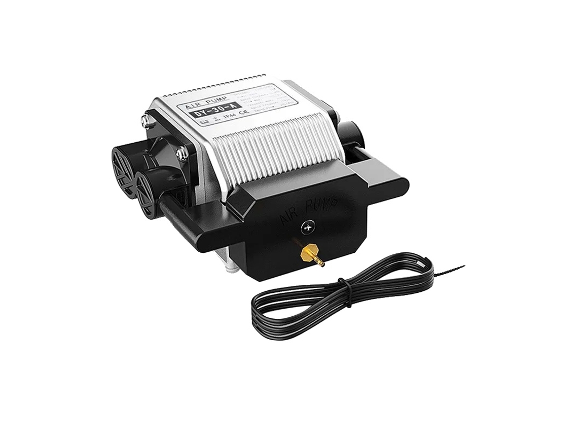 Kit de aire para grabador láser, CA 220 V, 16 W, caudal 30 L/min, presión 0,03 MPa, dimensiones 13 x 13 x 7,8 cm OEM