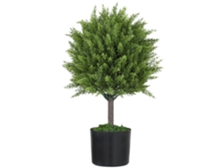 Cedro Artificial 55cm Maceta Interior Exterior Verde