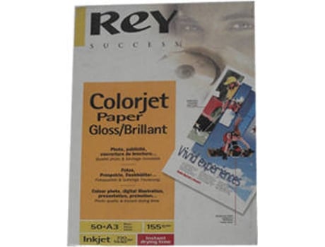 Papel Fotográfico REY 1811653 (A3 - 50 Hojas)