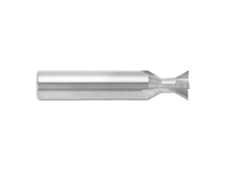 Fresa para ranuras de cola de milano de 12 mm, carburo, 4 hojas, 60°, universal para carpintería.