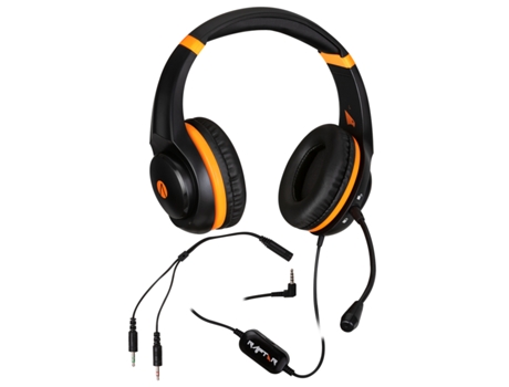Auriculares Gaming con Cable STEALTH XP-Raptor (Multiplataforma - Micrófono - Naranja y Negro)