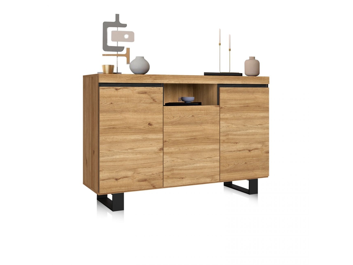 Aparador Ebos UP 140 Roble Nude - Ceniza 140 x 92 x 40 cm