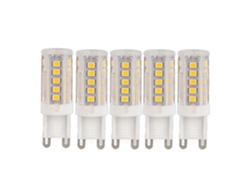 2026-bombilla Led G9 Regulable 3w 420lm Luz Cálida/blanca 360 Grados 5pcs/10pcs