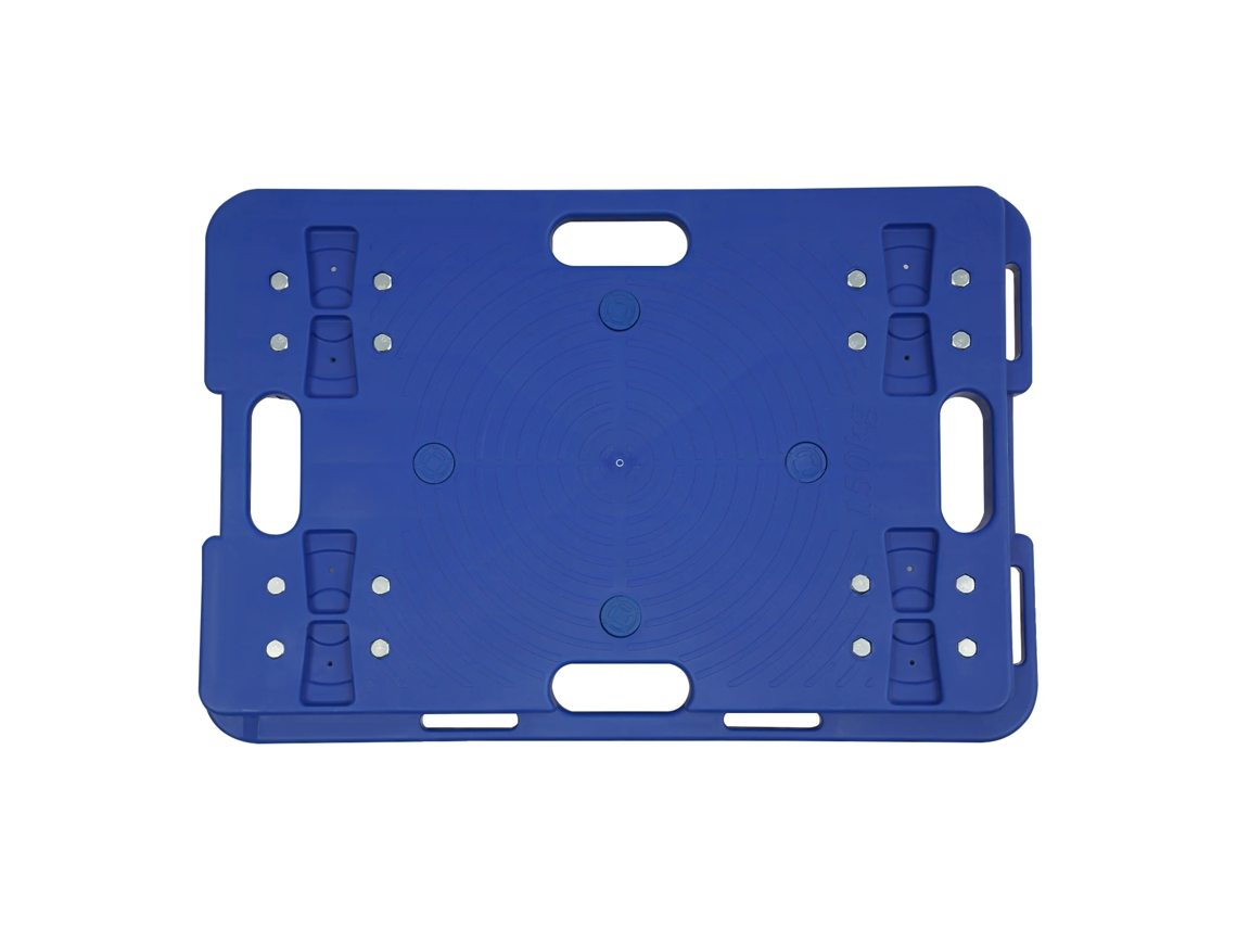 Carro para mudanzas, asas ergonómicas, alta capacidad de carga, azul.