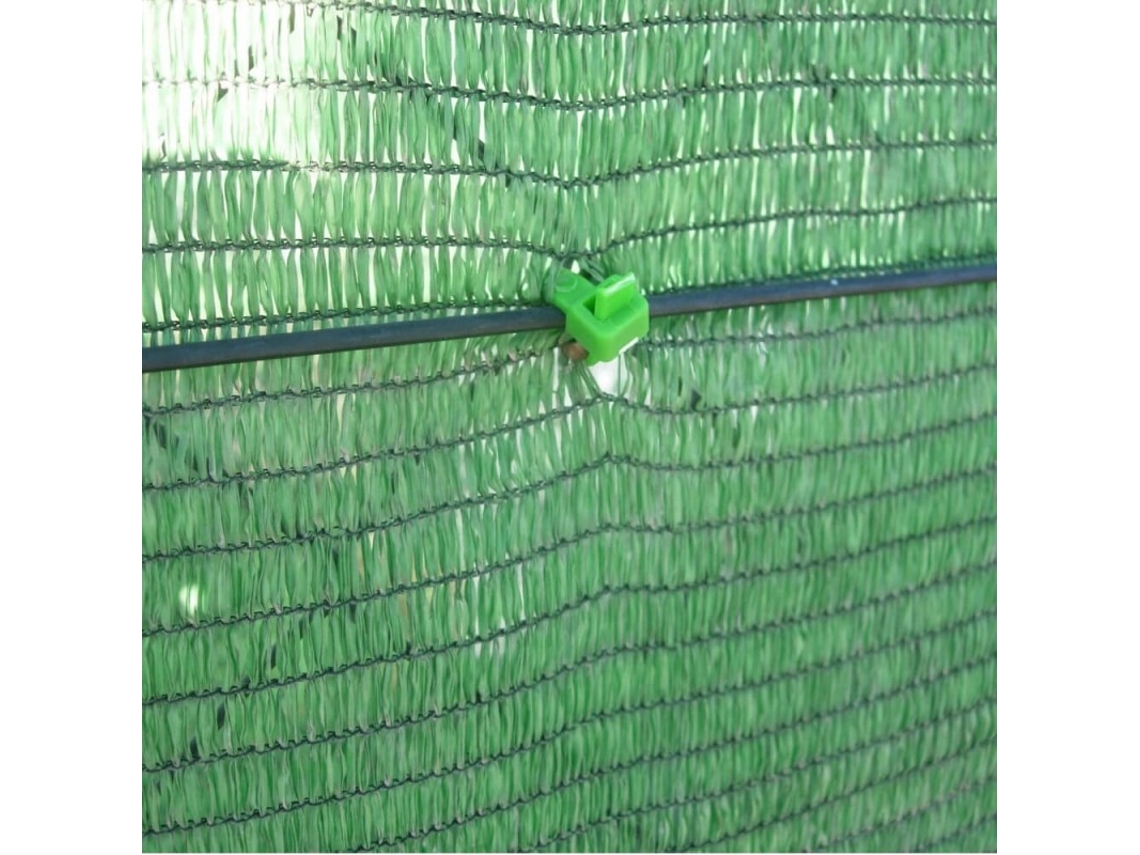 Malla de sombreo ocultación verde 1 x 50 metros, ocultación 70%, para jardines, terrazas y delimitación parcela