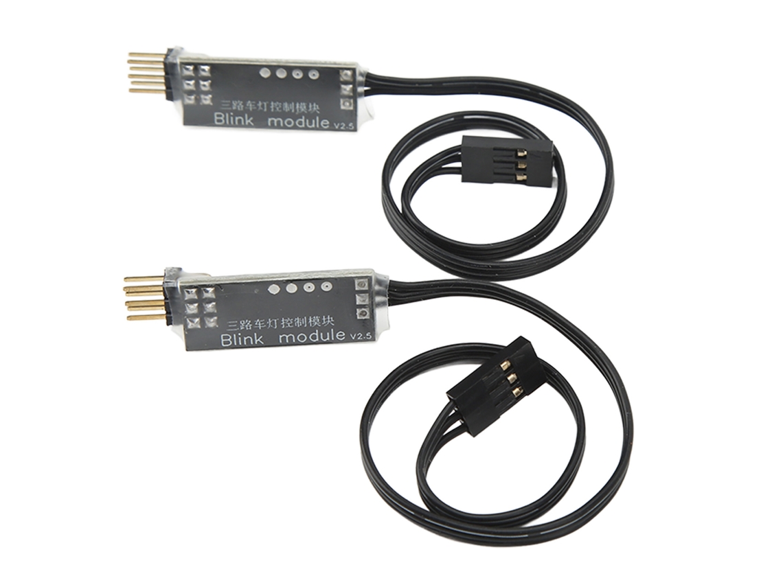 2 Interruptores De Luz Para Coche Rc Con Tercer Canal, Modo Intermitente Y Control Remoto Con Efecto De Respiración.