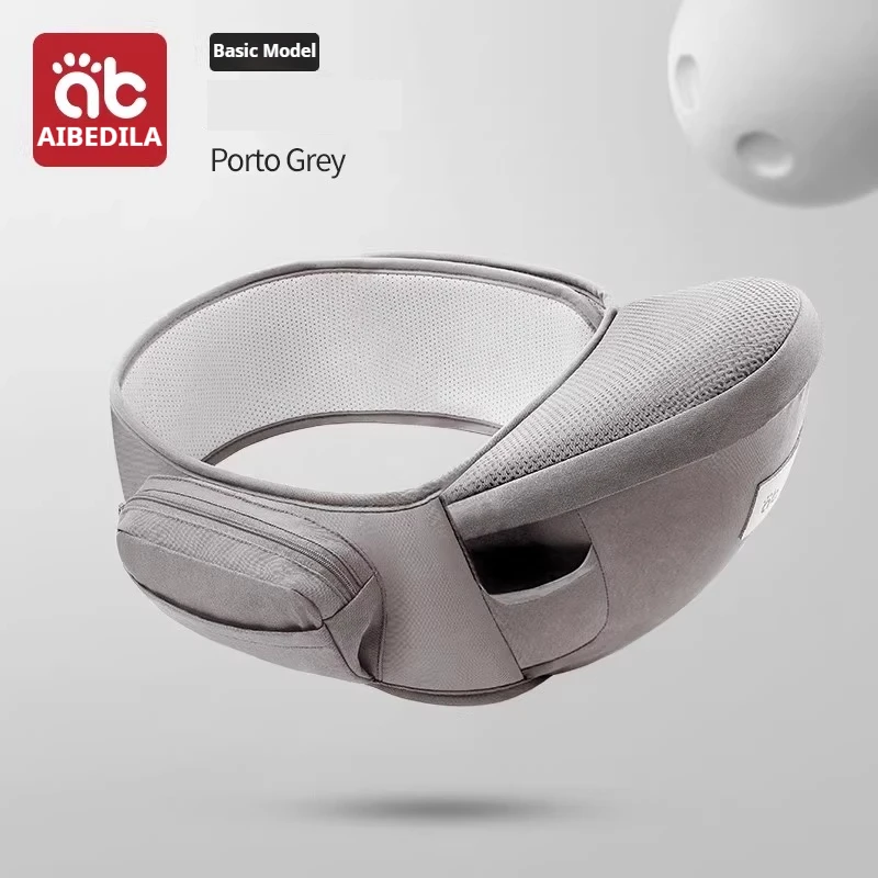 Portabebés (estilo Básico Gris), Taburete De Cintura Transpirable Y Ergonómico.