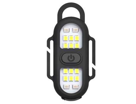Linterna portátil, Chronos Lantern-0144 Luz de carrera para corredores, luces de seguridad recargables para caminar de noche (negro) YIZHOOD