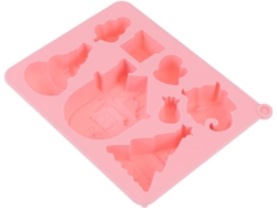 Molde de silicona para mousse navideña, ideal para hornear pasteles. Seguro, higiénico y fácil de usar. Gokoco